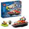 LEGO® City Fire Rescue Boat 60373 Building Toy Set (144 Pieces)